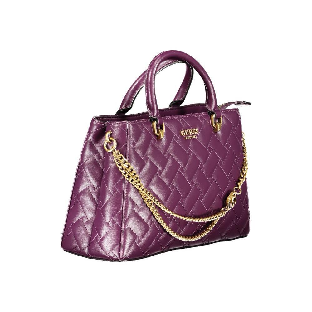 Guess Jeans Purple Polyethylene Handbag GU-23485