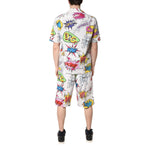 Dolce & Gabbana White Cartoon Print Cotton Men Pajama Set Sleepwear