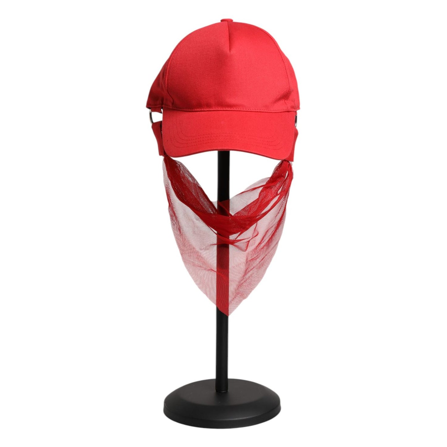 Dolce & Gabbana Red Cotton 6 Panels Women Baseball Cap HAT9743-57