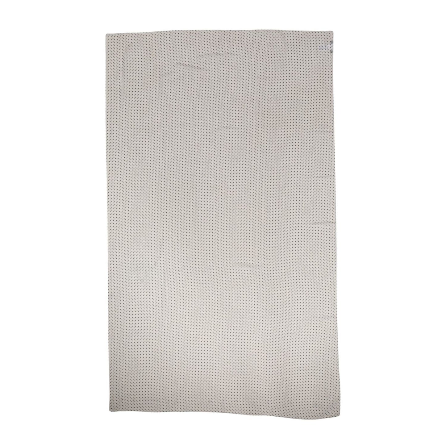 Dolce & Gabbana White Polka Dots Polyester Wrap Shawl Scarf MS7479