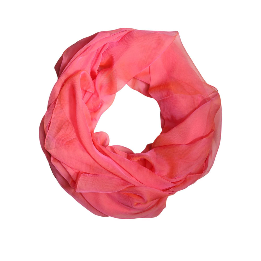 Dolce & Gabbana Pink Silk Rectangle Women Wrap Shawl Scarf MS7491
