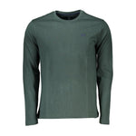 La Martina Elegant Crew Neck Green Tee with Embroidery LA-27008-XXL