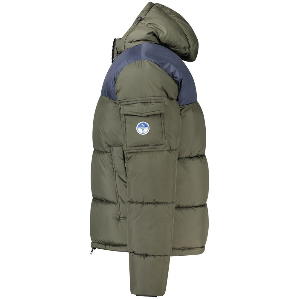 North Sails Green Polyester Men Jacket NO-32958-M