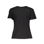 Patrizia Pepe Chic Contrast Crew Neck Cotton Tee PA-26494-XS