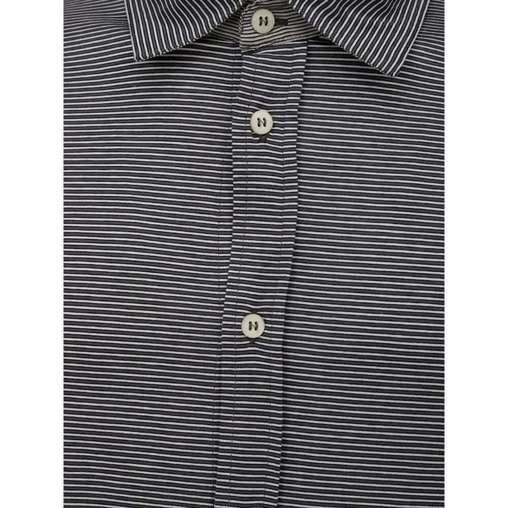 Canali Bicolor Cotton Shirt CA-850066620044666-IT50 | L