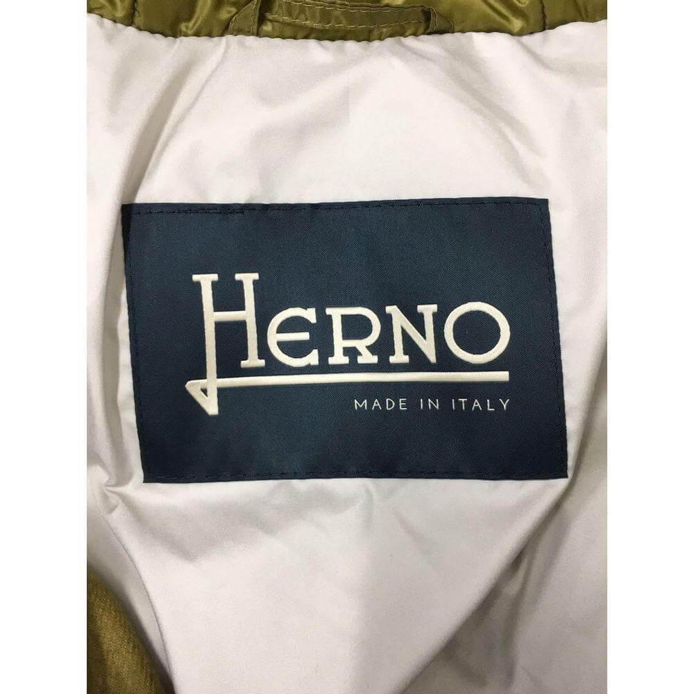Herno Green Silk Jacket HE-15362-IT48 | M