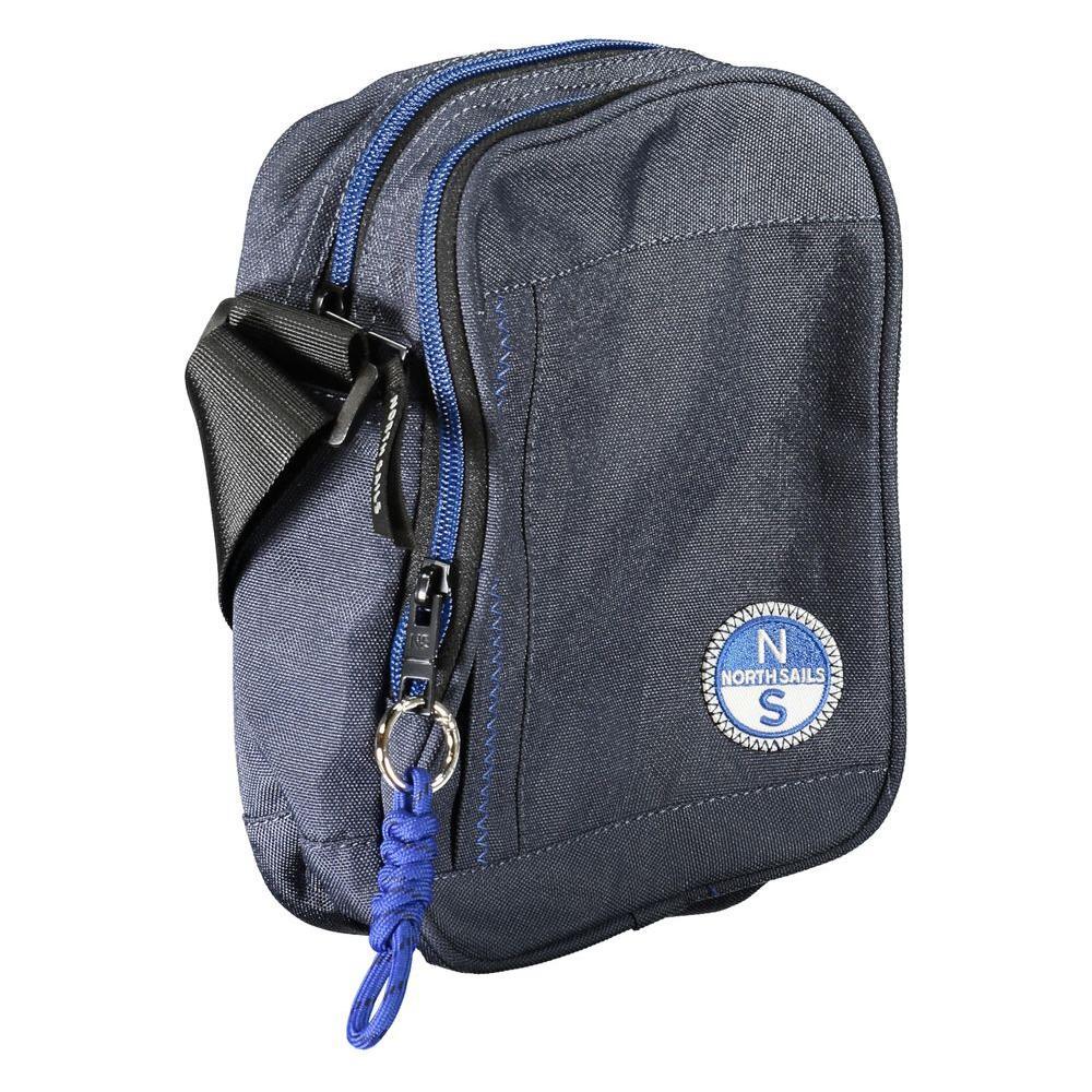 North Sails Blue Polyester Men Shoulder Bag NO-33597