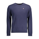 Napapijri Blue Wool Men Sweater NA-14621-S