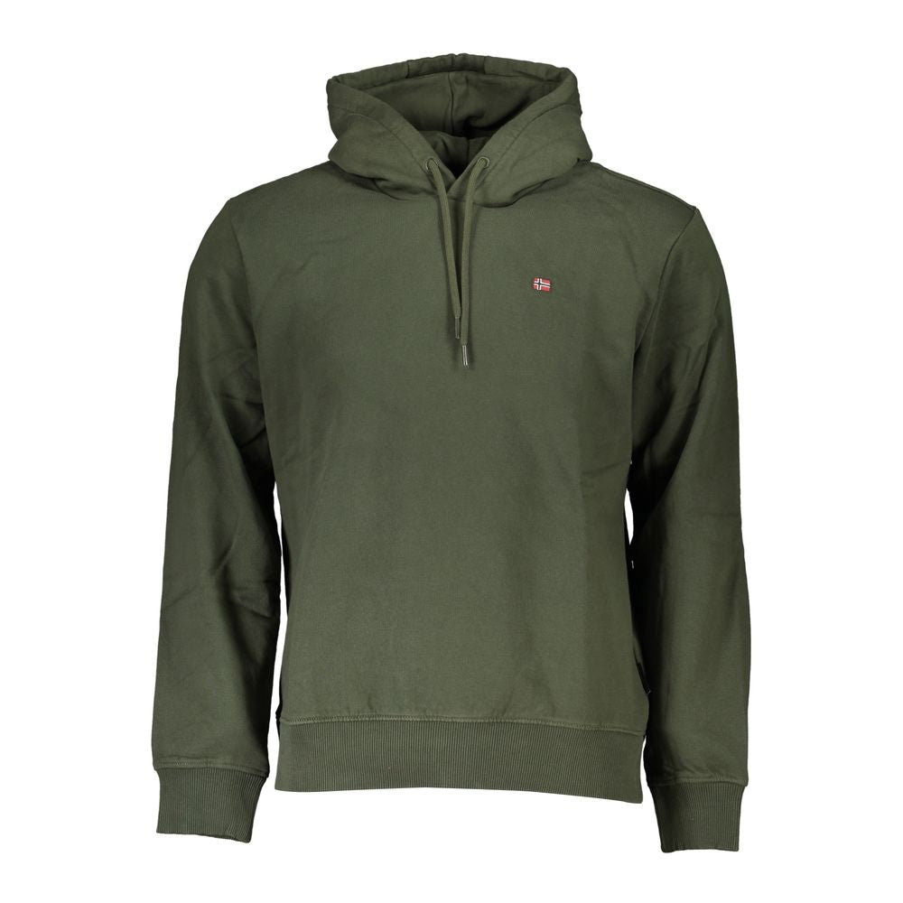 Napapijri Green Cotton Men Sweater NA-25280-XL