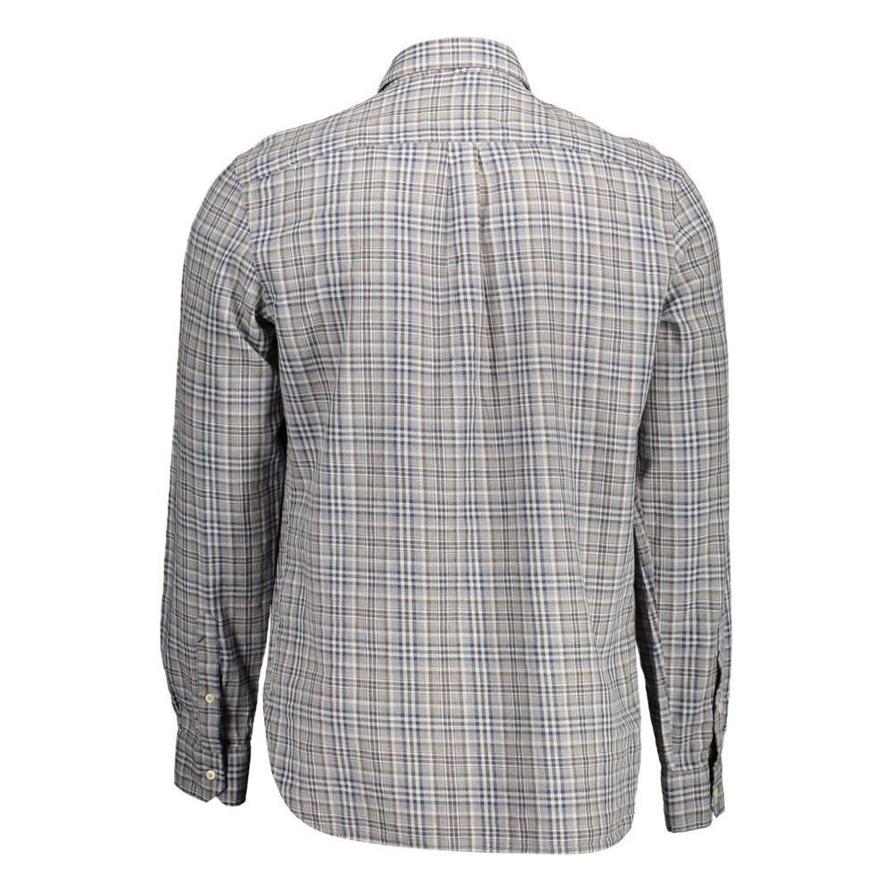 U.S. POLO ASSN. Brown Cotton Men Shirt US-37127-M