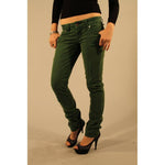 John Galliano Green Cotton Women Jean JO-2332-W28