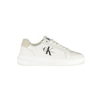 Calvin Klein Chic White Lace-Up Sneakers with Contrast Details CA-25025-EU40/US10