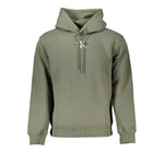 Calvin Klein Chic Green Fleece Hooded Sweatshirt CA-27212-XXL