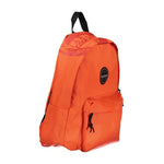 Napapijri Chic Pink Cotton Backpack with Contrast Details NA-28379
