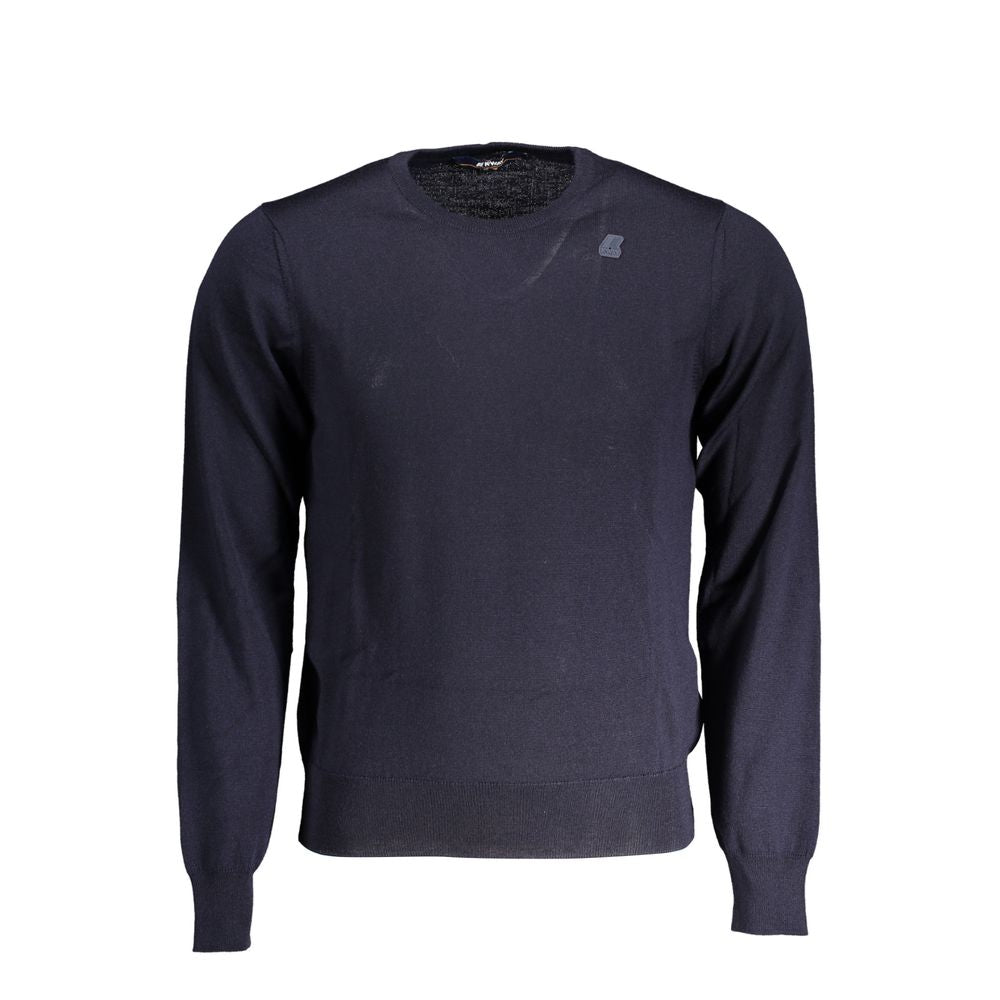 K-WAY Blue Wool Sweater KW-30560-3XL