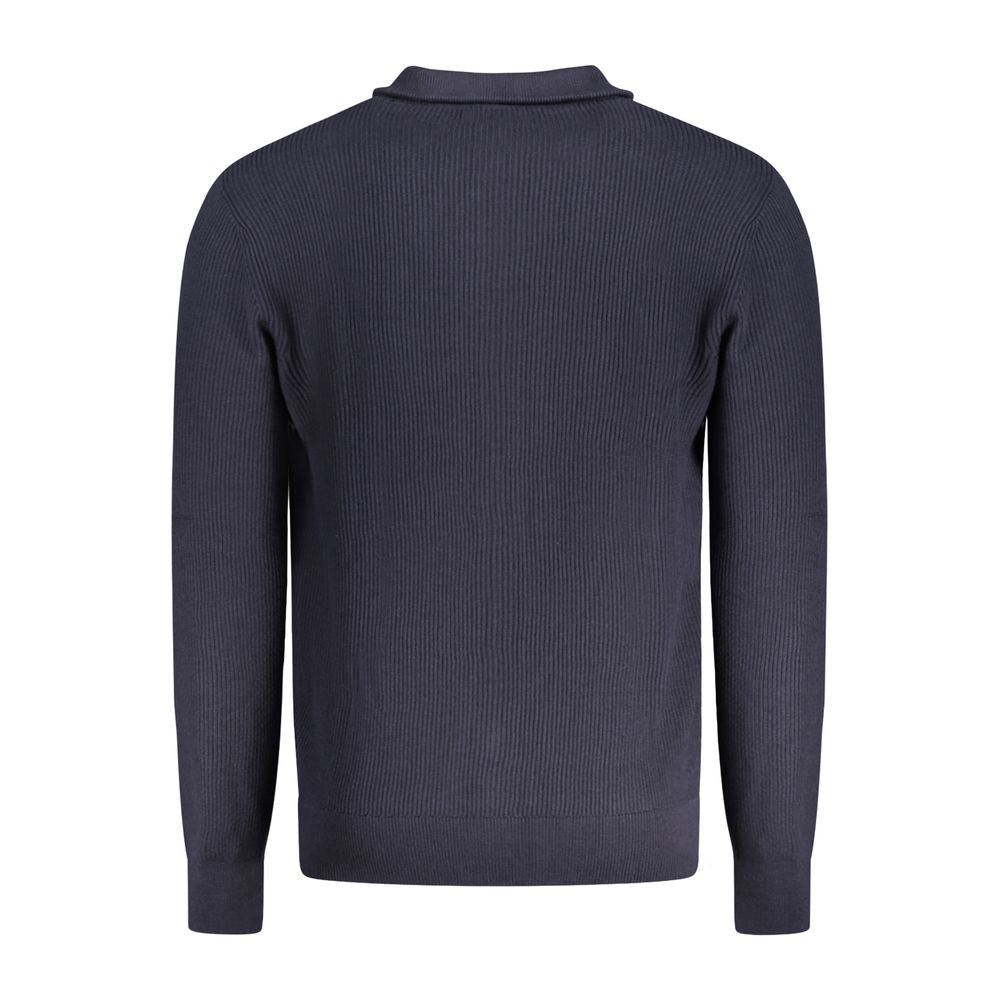 Guess Jeans Blue Cotton Men Sweater GU-33274-M