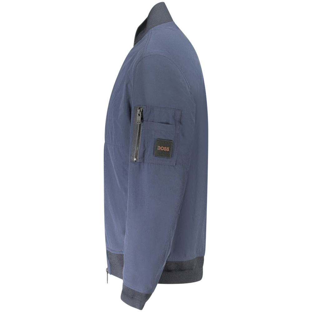 Hugo Boss Blue Polyamide Men Jacket BO-34638-IT46 | S