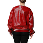 Dolce & Gabbana Red Wool DGLogo Embroidery Pullover Sweater THS90392-46