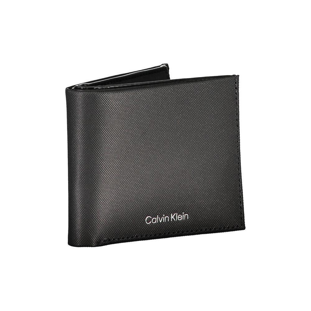 Calvin Klein Elegant Black Leather Wallet with RFID Block CA-26022