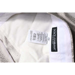Dolce & Gabbana Light Gray Jacquard Silk Dotted 2 Piece Suit KOS2323-50