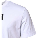 Dolce & Gabbana White Cotton Logo Patch Crew Neck T-shirt TSH90508-48