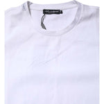 Dolce & Gabbana White Cotton Short Sleeves Crew Neck T-shirt TSH90606-54