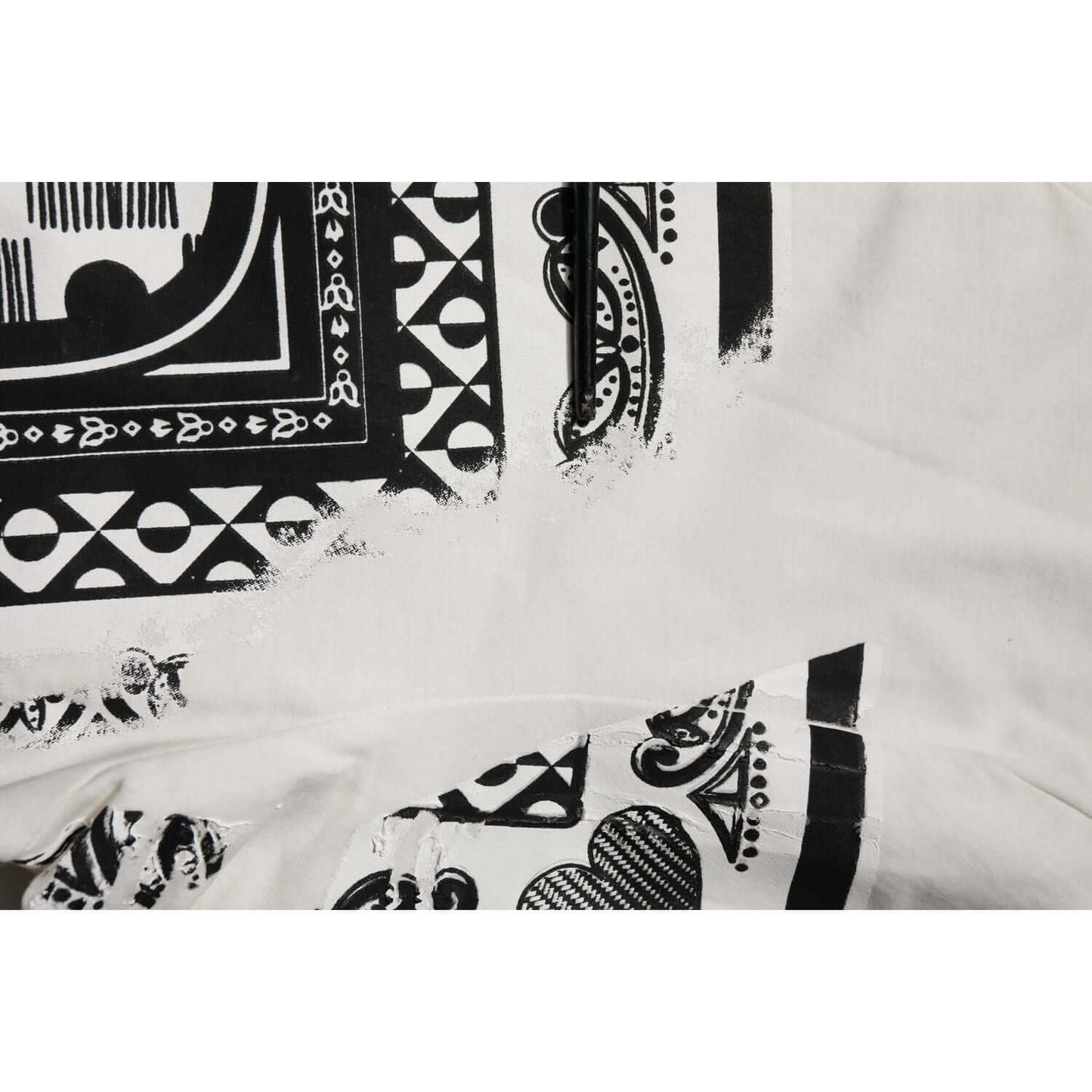 Dolce & Gabbana White Cotton Logo Bandana Print T-shirt TSH90613-44