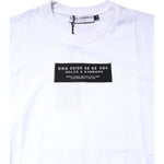 Dolce & Gabbana White Cotton Logo Patch Crew Neck T-shirt TSH90631-48