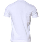 Dolce & Gabbana White Cotton Men Crew Neck Tee T-shirt TSH90635-48