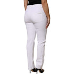 Dolce & Gabbana White Floral Sequined GIRLY Denim Jeans PAN76309-36