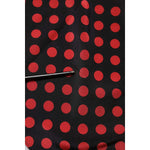 Dolce & Gabbana Black Red Polka Dot Silk Long Sleeves Top TSH87597-40