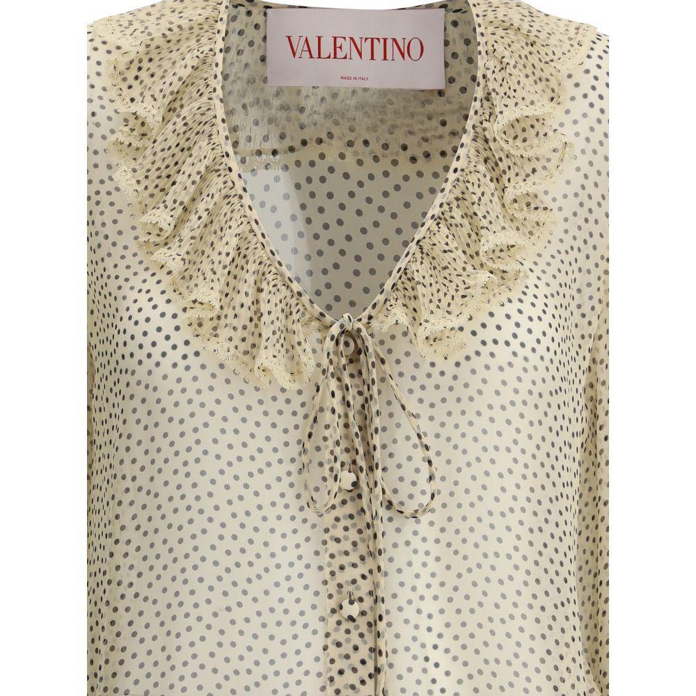 Valentino Polka dot Shirt VA-6B0AB7H3981R8E-IT46|XL