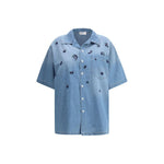 Fabiana Filippi Short sleeve denim Shirt FA-CAD275F749VR1-IT44 | L