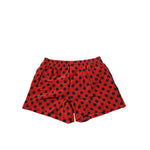 Dolce & Gabbana Red Silk Polka Dot Boxer Shorts Underwear BIK1296-3