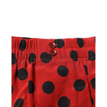 Dolce & Gabbana Red Silk Polka Dot Boxer Shorts Underwear BIK1296-3