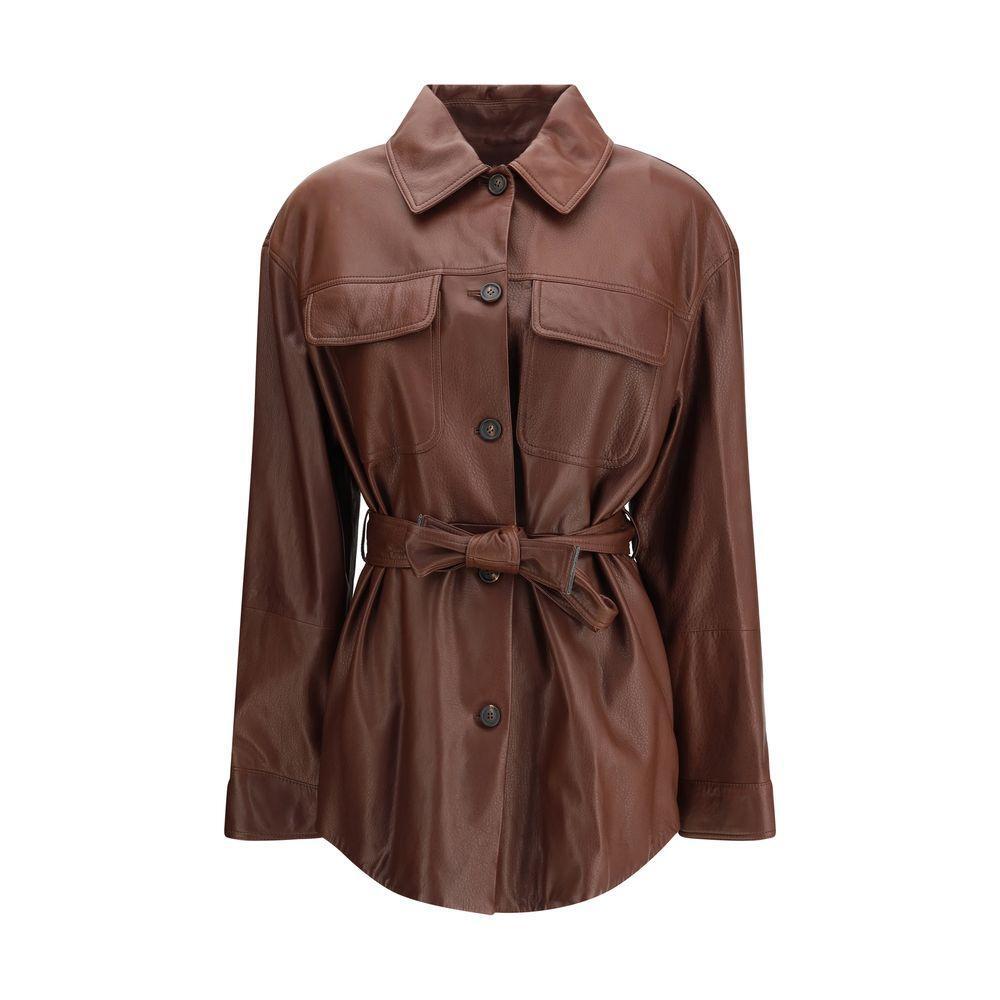 Brunello Cucinelli Saharan leather Jacket BR-MPMUL7453PC4193-IT40 | M