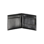 Guess Jeans Chic Black Leather Dual-Compartment Wallet GU-23464