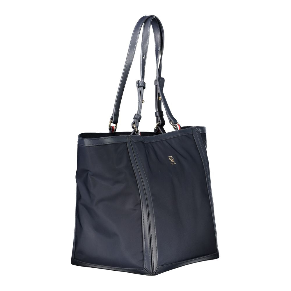 Tommy Hilfiger Blue Polyester Handbag TO-26109