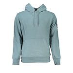 Calvin Klein Chic Green Hooded Cotton Sweatshirt CA-27234-XL