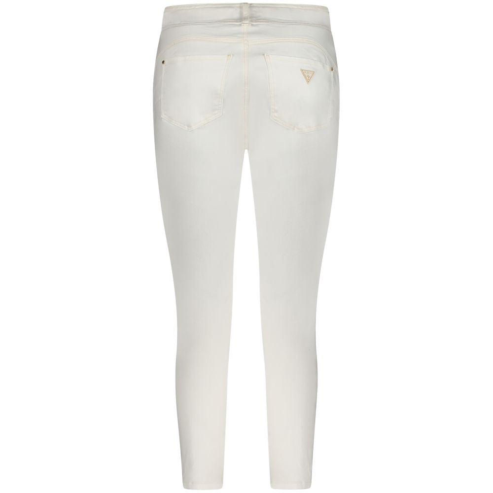 Guess Jeans White Cotton Women Jeans GU-33360-W24