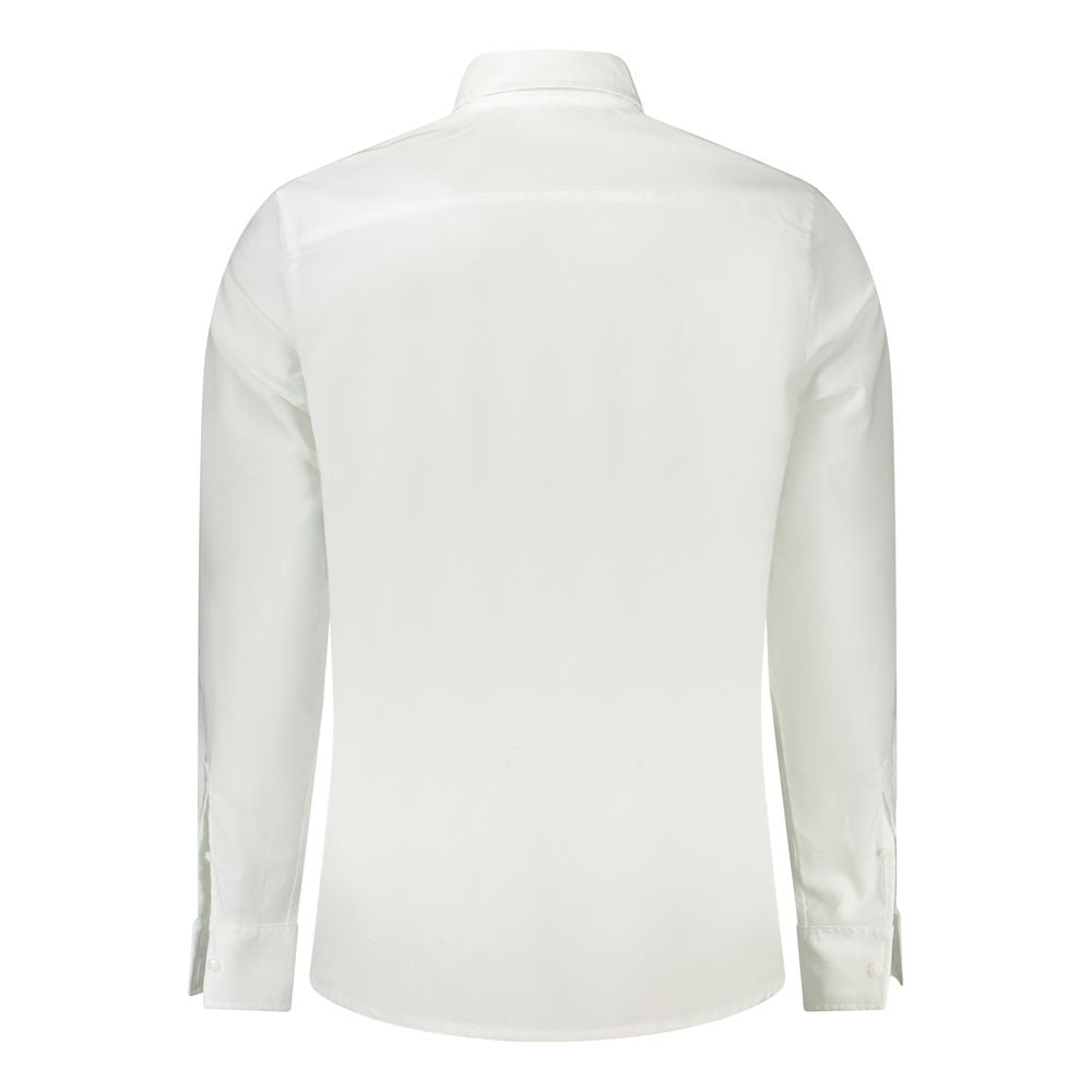 Calvin Klein White Cotton Men Shirt CA-33154-S