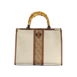 Guess Jeans Beige Cotton Handbag GU-31242