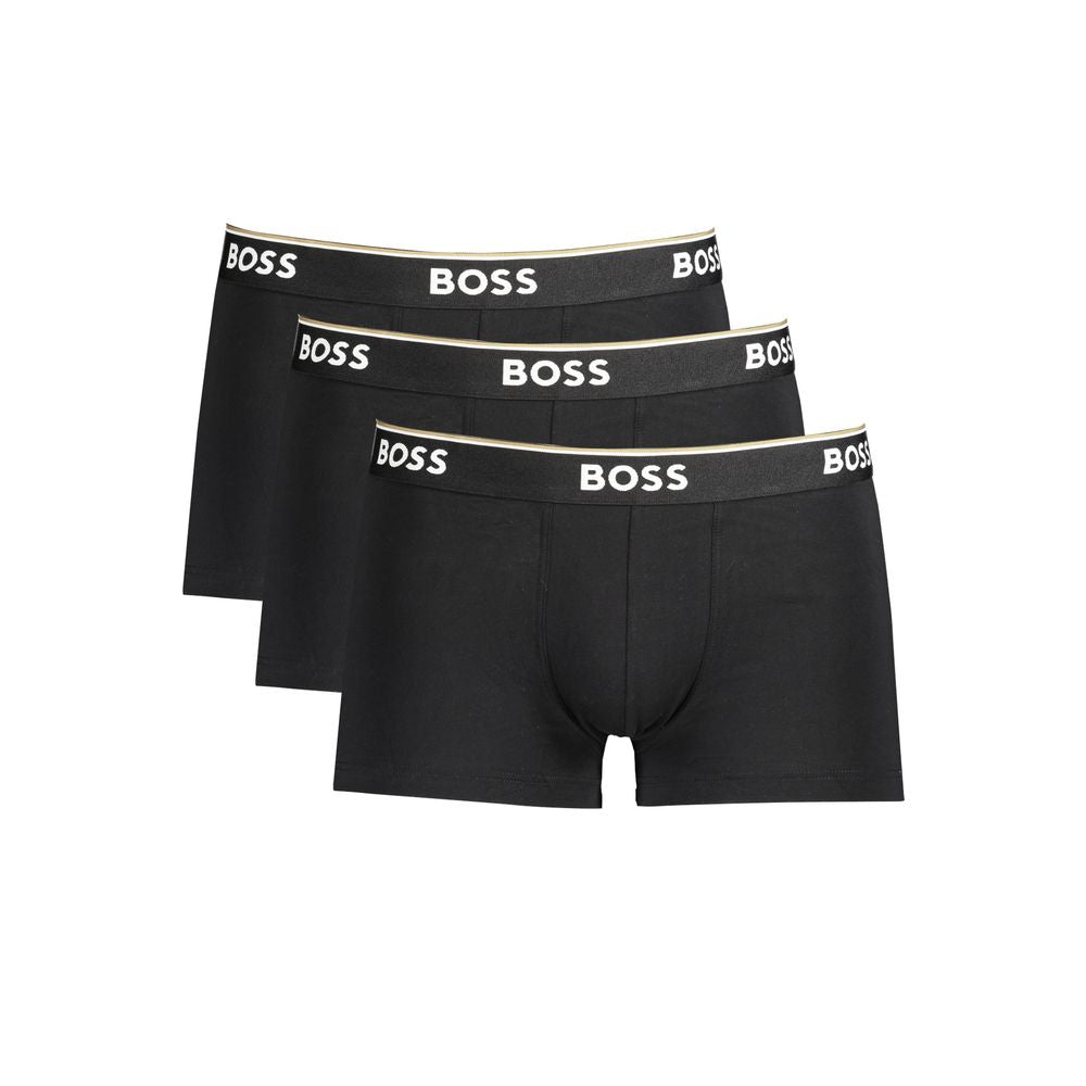 Hugo Boss Black Cotton Men Boxer Underwear Pack BO-35729-S