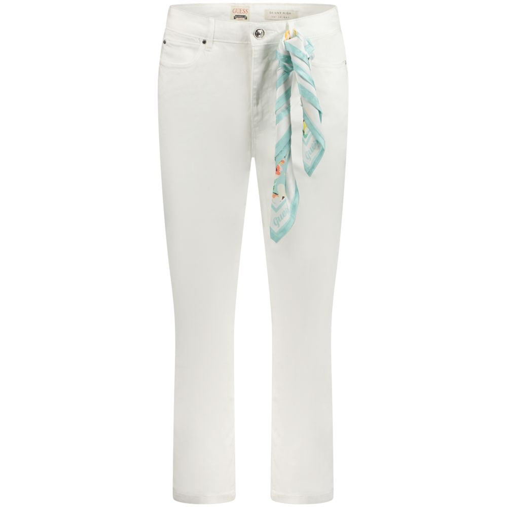 Guess Jeans White Lyocell Women Jeans GU-33362-W24