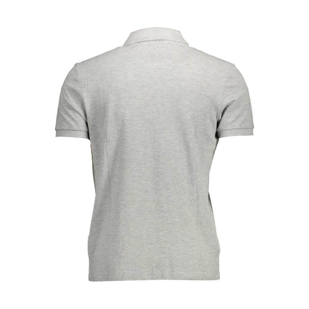 North Sails Brown Cotton Men Polo Shirt NO-37696-XL
