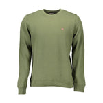 Napapijri Green Cotton Men Sweater NA-26393-XXL