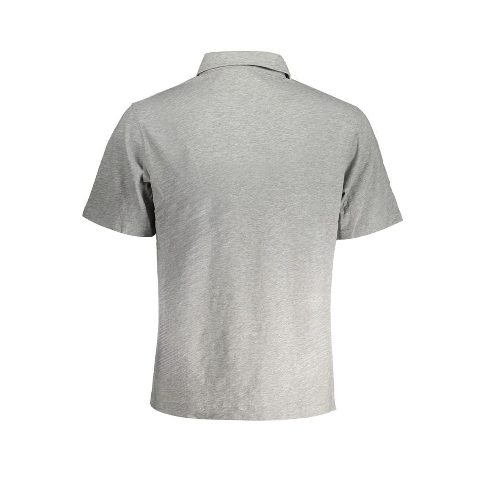 La Martina Brown Cotton Men Polo Shirt LA-30455-S