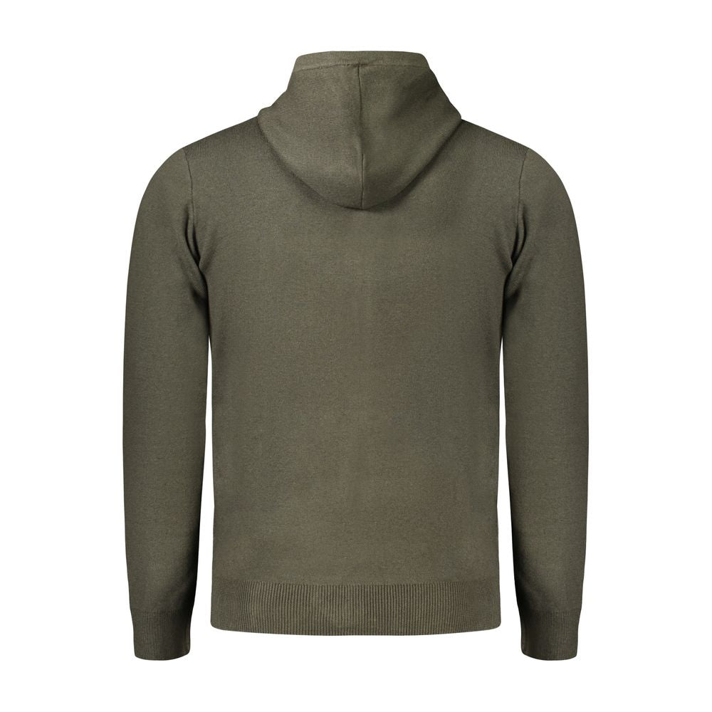 Norway 1963 Green Polyamide Men Cardigan NO-33190-XXL