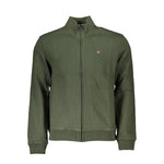 Napapijri Green Cotton Men Sweater NA-25258-S
