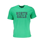 North Sails Green Cotton T-Shirt NO-27301-S